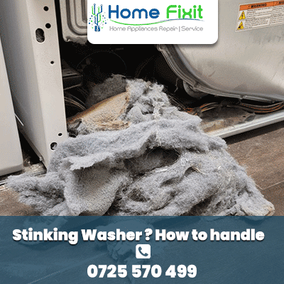 Why does my washing machine smell? and how do I clean it ?